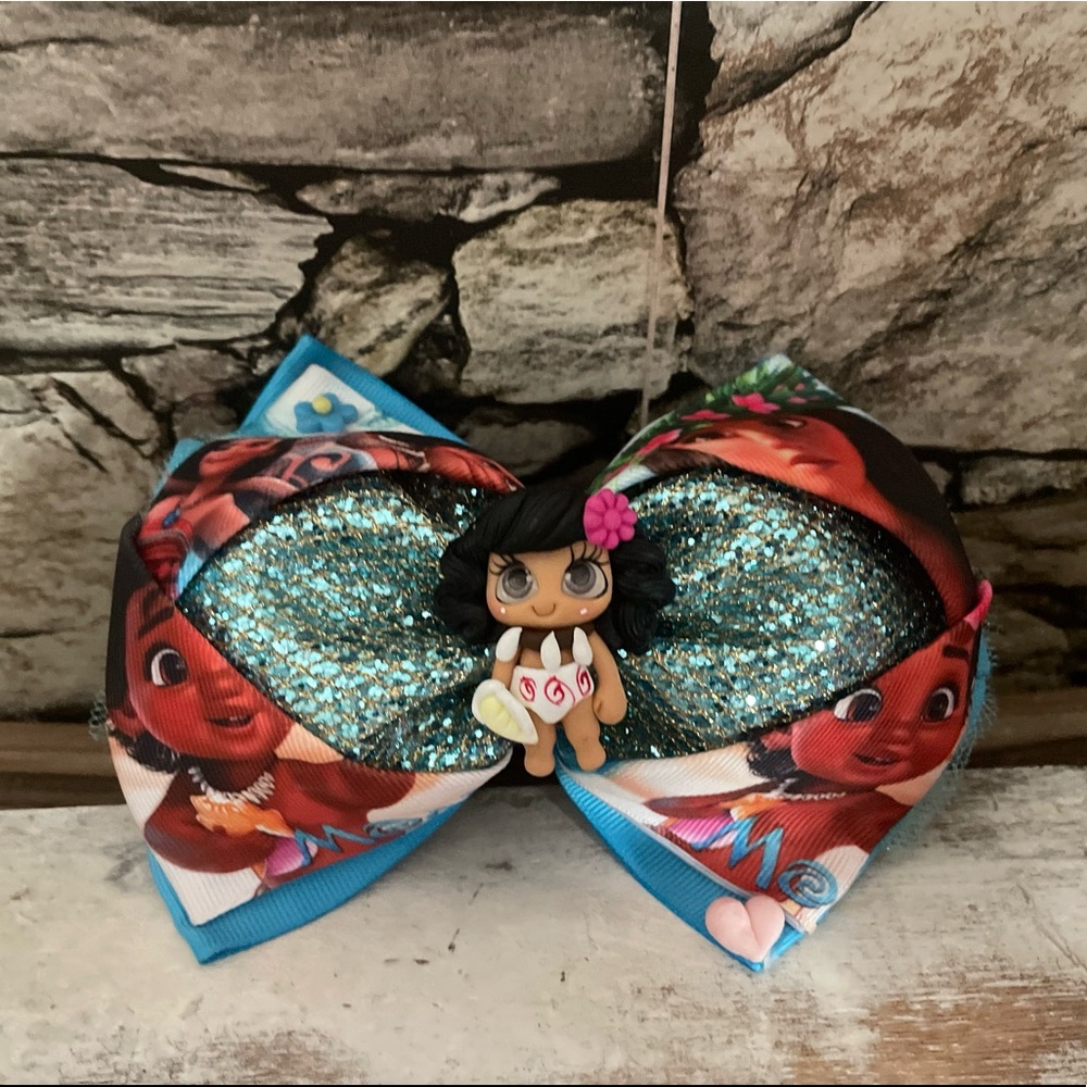 Baby Moana hair bow
